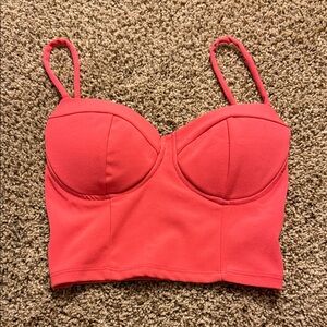 Iris Coral Bra Top